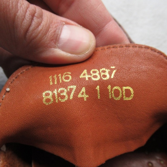 Kinney Loafers Shoes Men 10 D Brown Leather Penny Moc Toe Saddle Brazil Made VTG main image 11